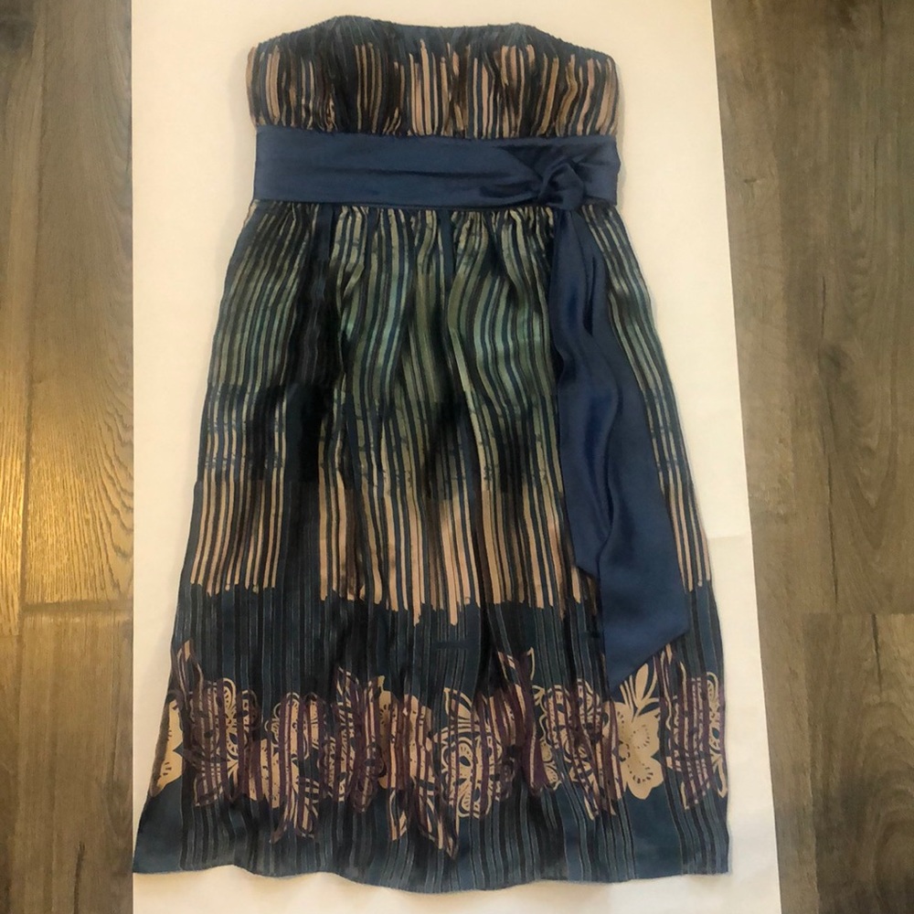 Max and Cleo Strapless Dress